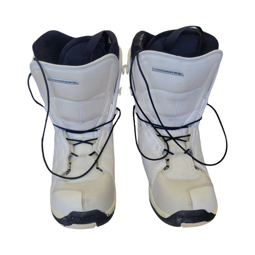 Vist Large View of Product Image Which is Used Salomon SELF LADIES BOOTS Womens Snowboard Boots White Senior 8