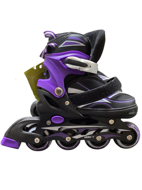 Vist Large View of Product Image Which is Used JEEFREE  SKATES SZ 13 Child Rec Fitness Skates Black Adjustable