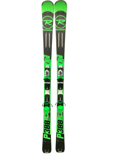 Vist Large View of Product Image Which is Used Rossignol P300 Mens DH Ski/Binding Black 163 cm