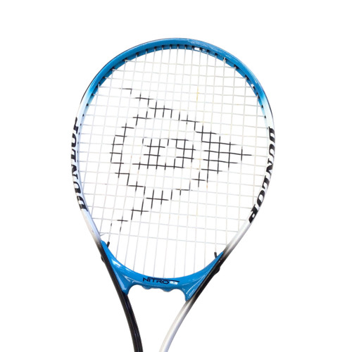 Vist Large View of Product Image Which is Used Dunlop NITRO 23 Junior Tennis Racquet White 23"