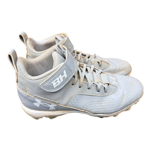 Vist Large View of Product Image Which is Used Under Armour BRYCE HARPER BB/SB Cleats Grey Senior 9.5