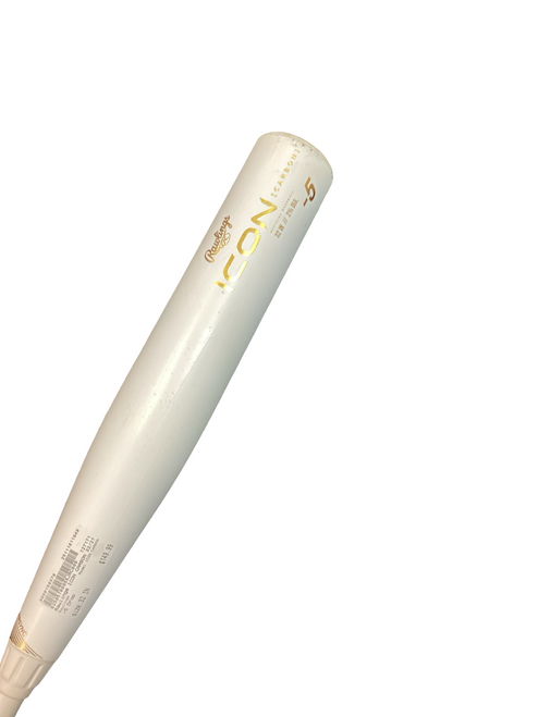 Vist Large View of Product Image Which is Used Rawlings ICON CARBON BB/SB USSSA 2 3/4 Bat 32"