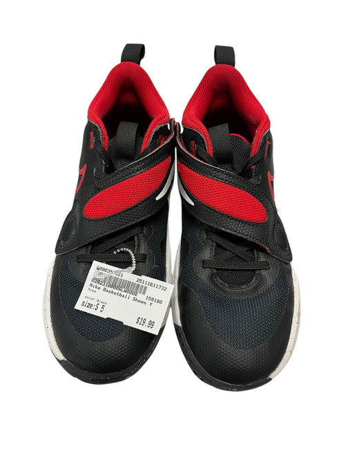 Vist Large View of Product Image Which is Used Nike Basketball Shoes Y Black Senior 5