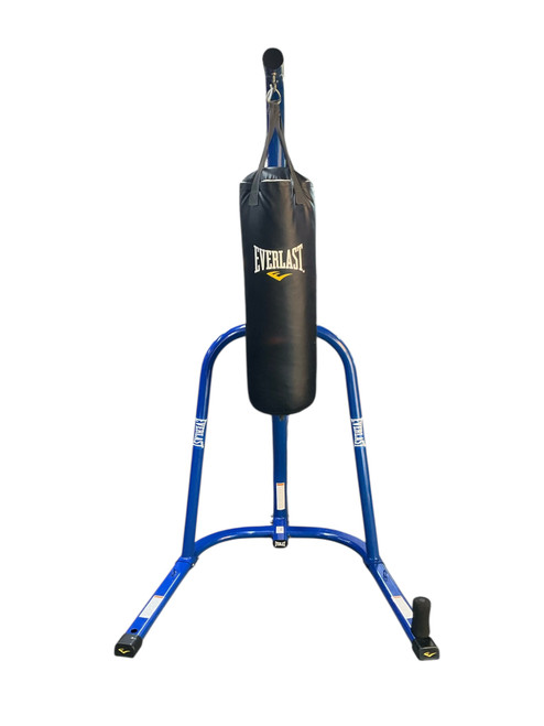 Vist Large View of Product Image Which is Used Everlast HEAVY BAG + STAND Boxing Heavy Bag Black 70 lb