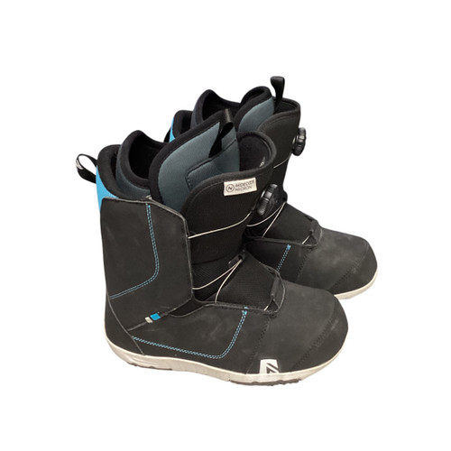 Vist Large View of Product Image Which is Used Nidecker MICRON Boys Snowboard Boots Black Junior 05