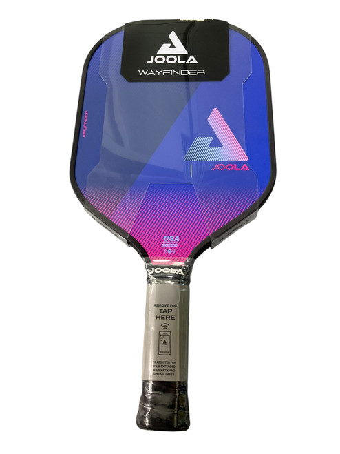 Vist Large View of Product Image Which is Used JOOLA WAYFINDER Pickleball Racquet Royal Blue