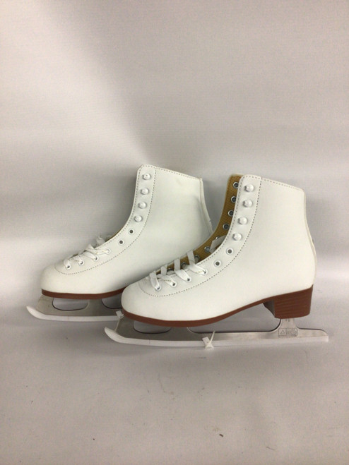 Vist Large View of Product Image Which is Used DBX CLASSIC SKATE WHITE WomensFigure Skate White Senior 6
