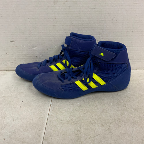 Vist Large View of Product Image Which is Used Adidas Wrestling Shoes Royal Blue Senior 6