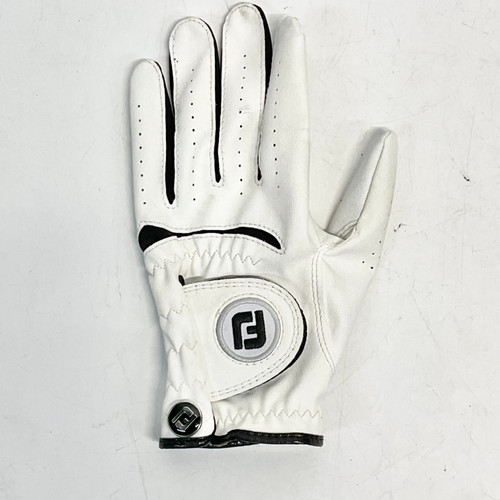 Vist Large View of Product Image Which is Used Foot Joy Jr Golf Glove White SM