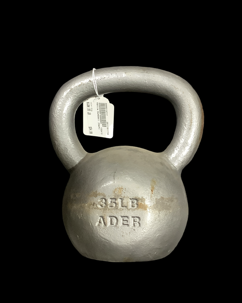 Vist Large View of Product Image Which is Used Kettle Dumbbell (Each) Grey 35 lb