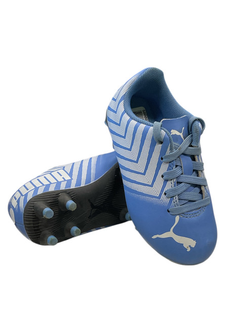 Vist Large View of Product Image Which is Used Puma Soccer Cleats Carolina Blue Youth 07.0