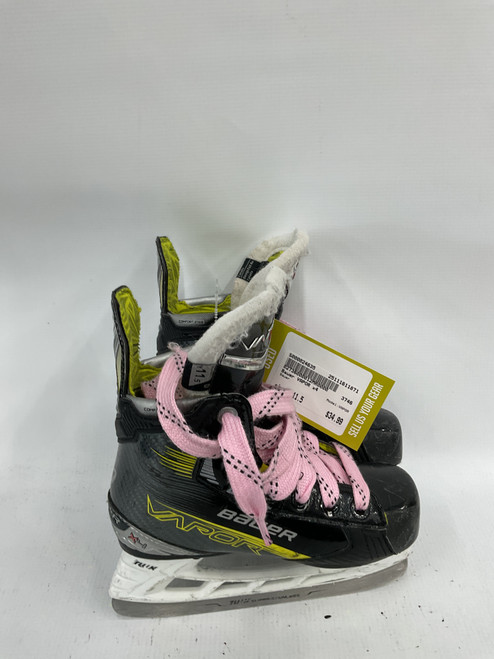 Vist Large View of Product Image Which is Used Bauer VAPOR Youth Hockey Skate Youth 11.5