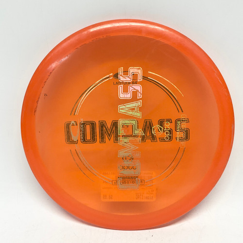 Vist Large View of Product Image Which is Used Latitude 64 OPTO COMPASS Disc Golf Mid Range Orange 174g