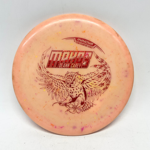 Vist Large View of Product Image Which is Used Innova SPLATTERSTAR MAKO3 Disc Golf Mid Range Copper 178g