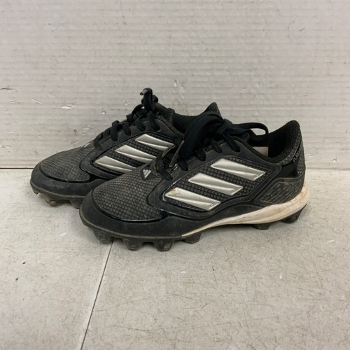 Vist Large View of Product Image Which is Used Adidas BB/SB Cleats Black Youth 13.0