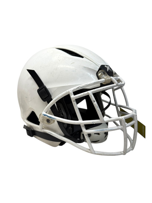 Vist Large View of Product Image Which is Used Xenith Varsity Shadow White Football Helmet - LG