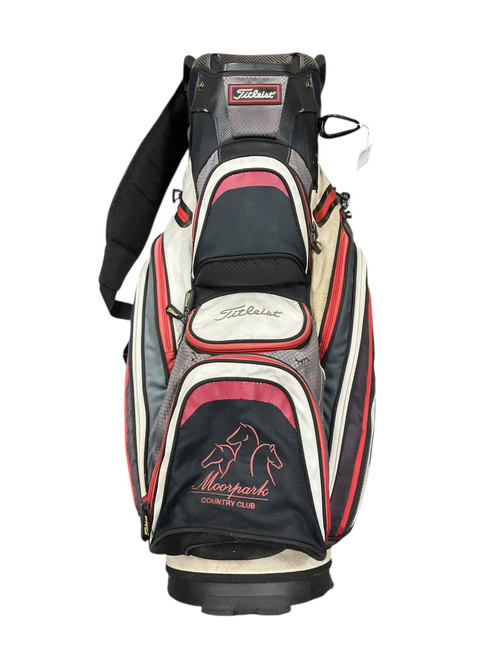 Vist Large View of Product Image Which is Used Titleist 14 WAY CART BAG Mens Cart Bag Red