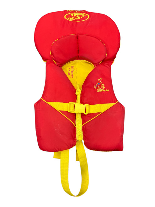 Vist Large View of Product Image Which is Used Infant PFD Red Infant 0-30