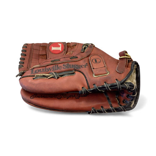 Vist Large View of Product Image Which is Used Louisville Slugger GTBS123 BB/SB Glove LH Throw Brown 12"