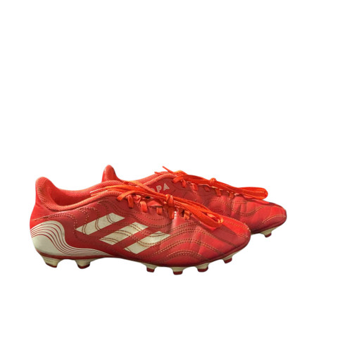 Vist Large View of Product Image Which is Used Adidas Soccer Cleats Red Senior 7.5