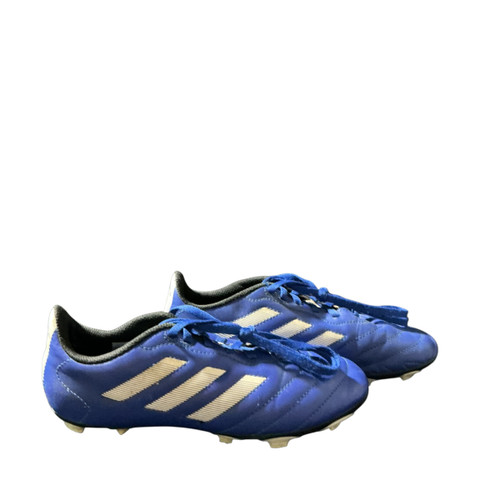Vist Large View of Product Image Which is Used Adidas Soccer Cleats Royal Blue Junior 04