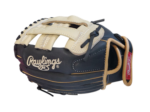 Vist Large View of Product Image Which is Used Rawlings SURE CATCH TATIS BB/SB Glove RH Throw Black 11"
