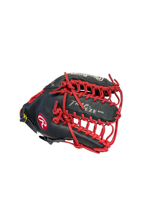 Vist Large View of Product Image Which is Used Rawlings SELECT PRO LITE TROUT BB/SB Glove RH Throw Black 12 1/4"