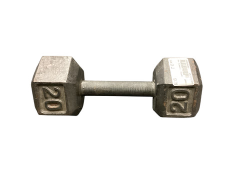 Vist Large View of Product Image Which is Used Hex Dumbbell (Each) 20 lb