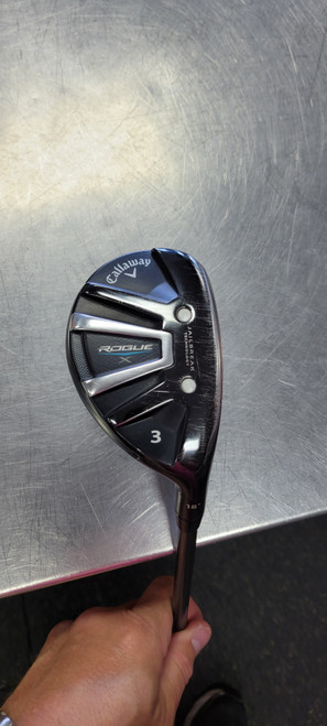 Vist Large View of Product Image Which is Used Callaway ROGUE X Mens Hybrid Club RH 3 Hybrid