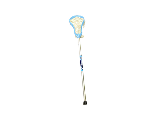 Vist Large View of Product Image Which is Used STX CAROLINA LACROSSE Jr Atk/Mid Complete Stick Carolina Blue