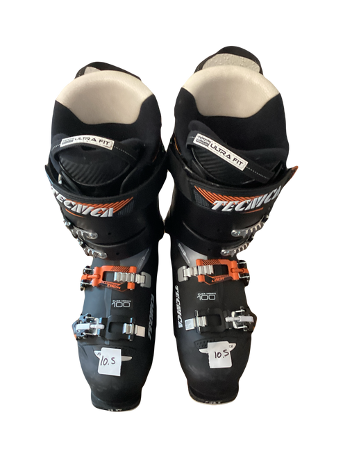 Vist Large View of Product Image Which is Used Tecnica MACH 1 MV Mens DH Ski Boot Black 285 MP - M10.5 - W11.5