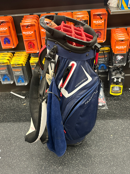 Vist Large View of Product Image Which is Used Maxfli 14 WAY Mens Stand Bag Royal Blue