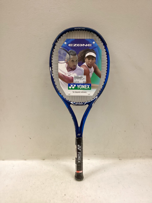 Vist Large View of Product Image Which is Used Yonex EZONE ACE JR Junior Tennis Racquet Navy Blue 27"