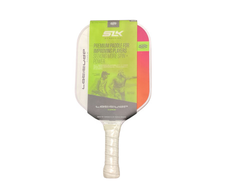 Vist Large View of Product Image Which is Used SLK LAT MAX Pickleball Racquet Orange