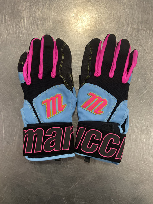 Vist Large View of Product Image Which is Used Marucci BLACKSMITH BATTING GLOVES Other Clothing Black LG