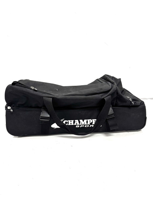 Vist Large View of Product Image Which is Used Champro WHEELED UMPIRE BAG BB/SB Bag Other Black