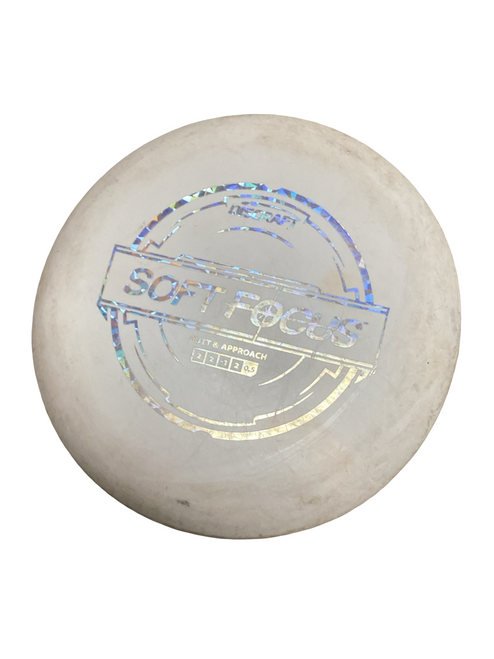 Vist Large View of Product Image Which is Used Discraft SOFT FOCUS Disc Golf Putter White