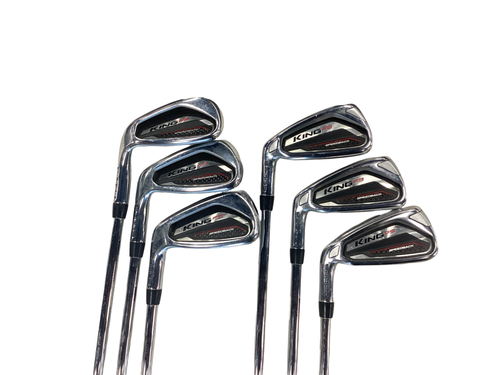 Vist Large View of Product Image Which is Used Cobra KING F9 SPEEDBACK Mens Iron Set LH 5I-PW