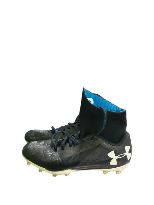 Vist Large View of Product Image Which is Used Under Armour Soccer Cleats Black Senior 5.5