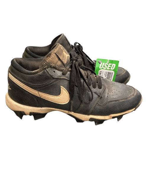 Vist Large View of Product Image Which is Used Jordan 1 6Y BB/SB Cleats Black Youth 06.0