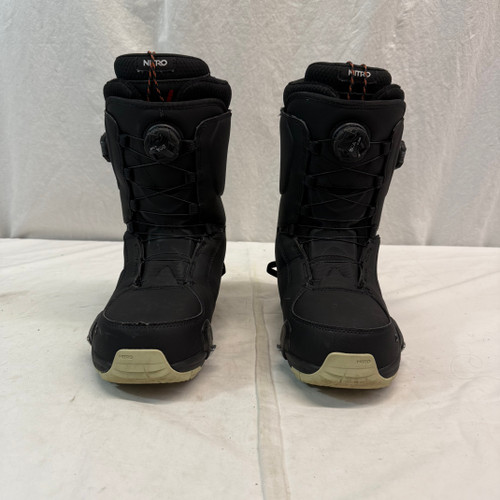 Vist Large View of Product Image Which is Used Nitro DARKSEID BOA STEP ON Mens Snowboard Boots Black Senior 8.5