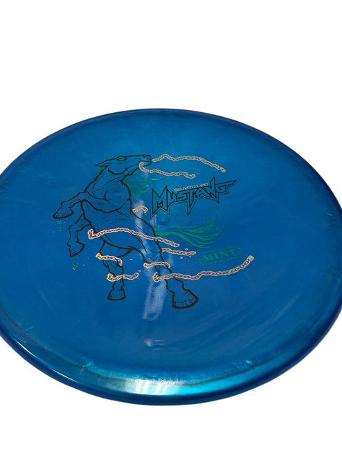 Vist Large View of Product Image Which is Used Mint Discs MUSTANG SB-MTO1-20 Disc Golf Mid Range Royal Blue 174g