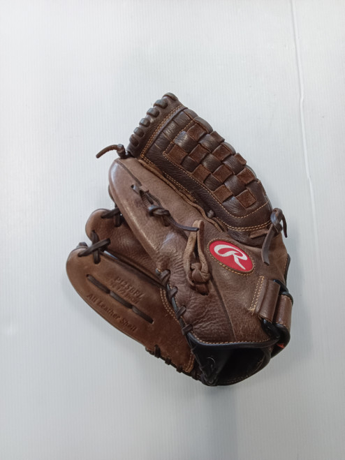 Vist Large View of Product Image Which is Used Rawlings PLAYERS SERIES BB/SB Glove LH Throw Brown 12 1/2"