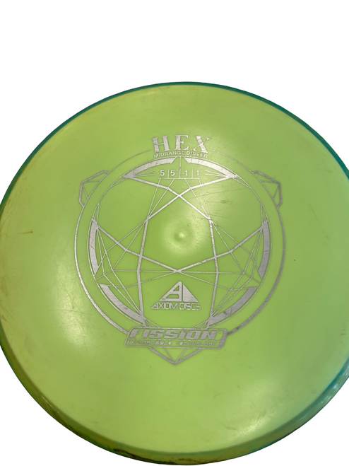 Vist Large View of Product Image Which is Used Axiom HEX Disc Golf Driver Yellow