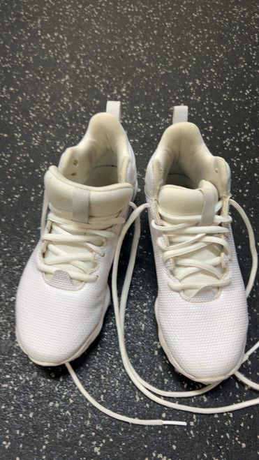 Vist Large View of Product Image Which is Used Under Armour CLEATS BB/SB Cleats White Junior 01.5