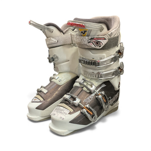 Vist Large View of Product Image Which is Used Nordica SPORTMACHINE W 75 SZ 25.0 Womens DH Ski Boot White 250 MP - M07 - W08