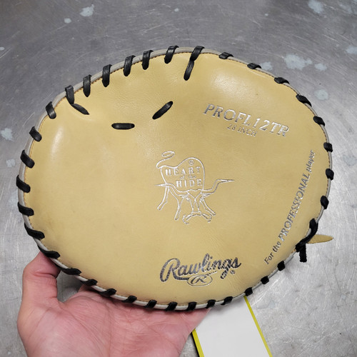 Vist Large View of Product Image Which is Used Rawlings PROFL12TR HOH BB/SB Trainer RH Throw Tan 28"