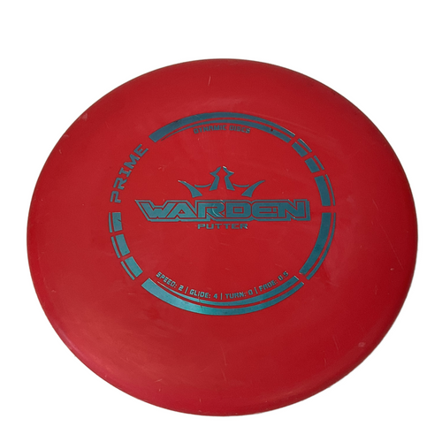 Vist Large View of Product Image Which is Used Dynamic Discs WARDEN PUTTER Disc Golf Putter Red