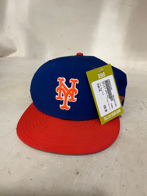 Vist Large View of Product Image Which is Used New Era METS HAT Other Clothing Navy Blue LG