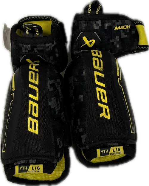 Vist Large View of Product Image Which is Used Bauer MACH Youth Elbow Pads LG
